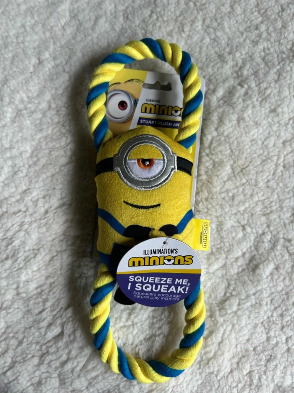 Minions Stuart Double Tug Dog Toy